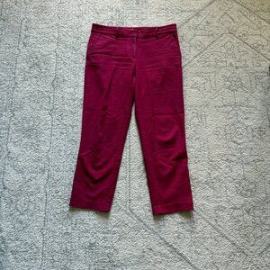 LOFT Size 4 Red Riviera Pant